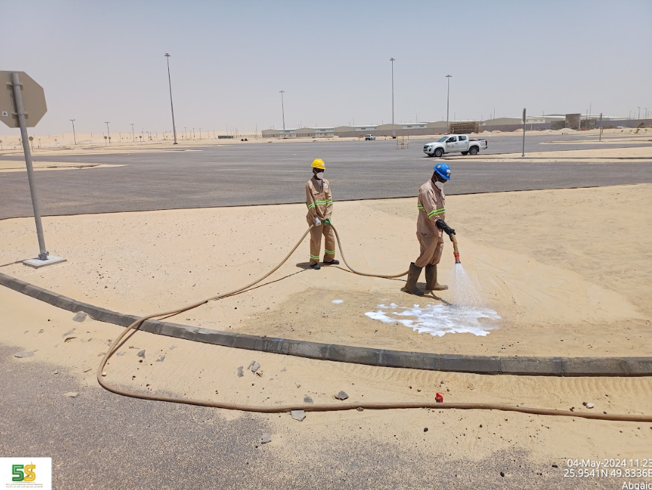 مشروع تثبيت الطرق