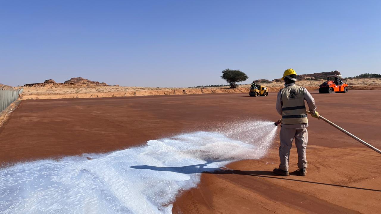 مشروع تثبيت الطرق